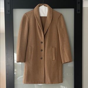 Men's Tan Wool Coat
